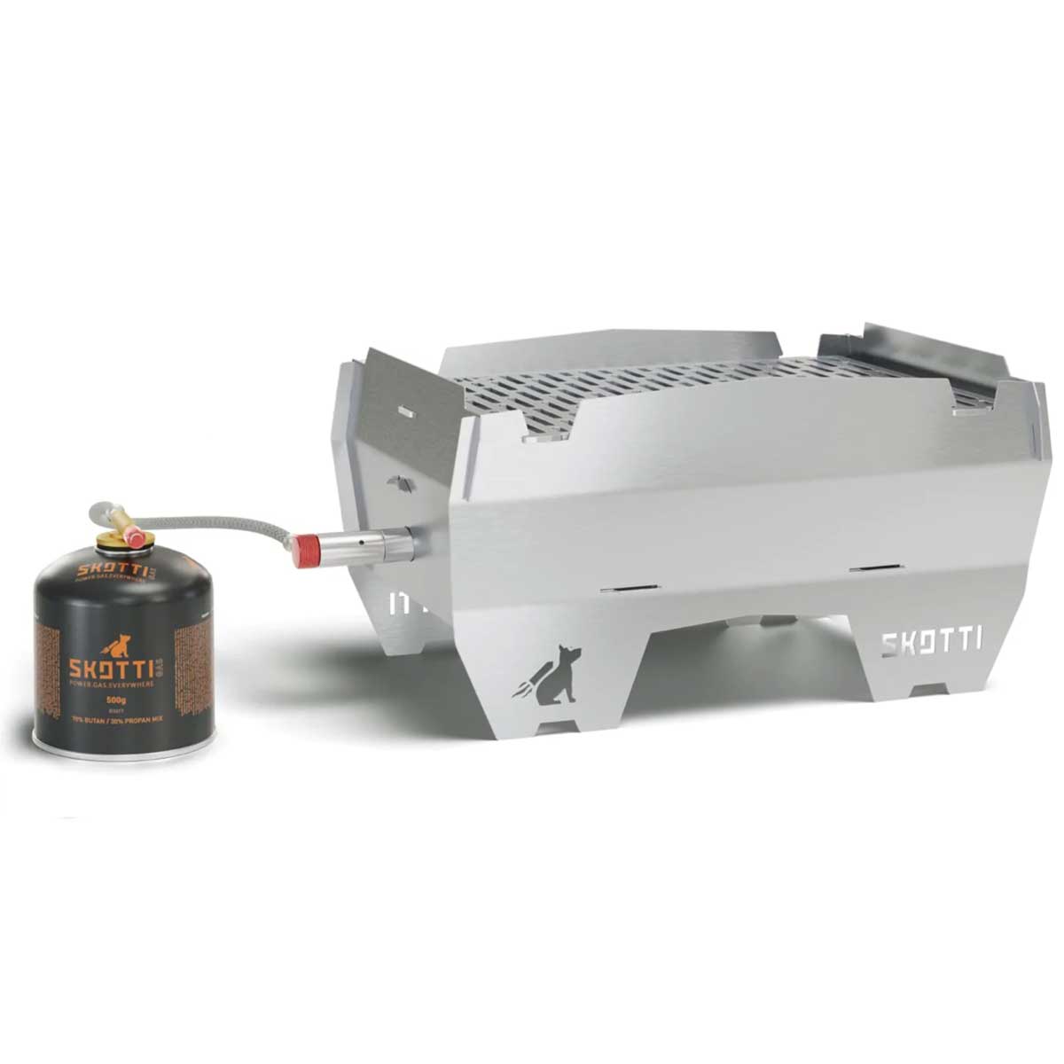 Skotti Grill 2.0 – zerlegbarer Edelstahl Gasgrill Skotti Grill 2.0 – zerlegbarer Edelstahl Gasgrill