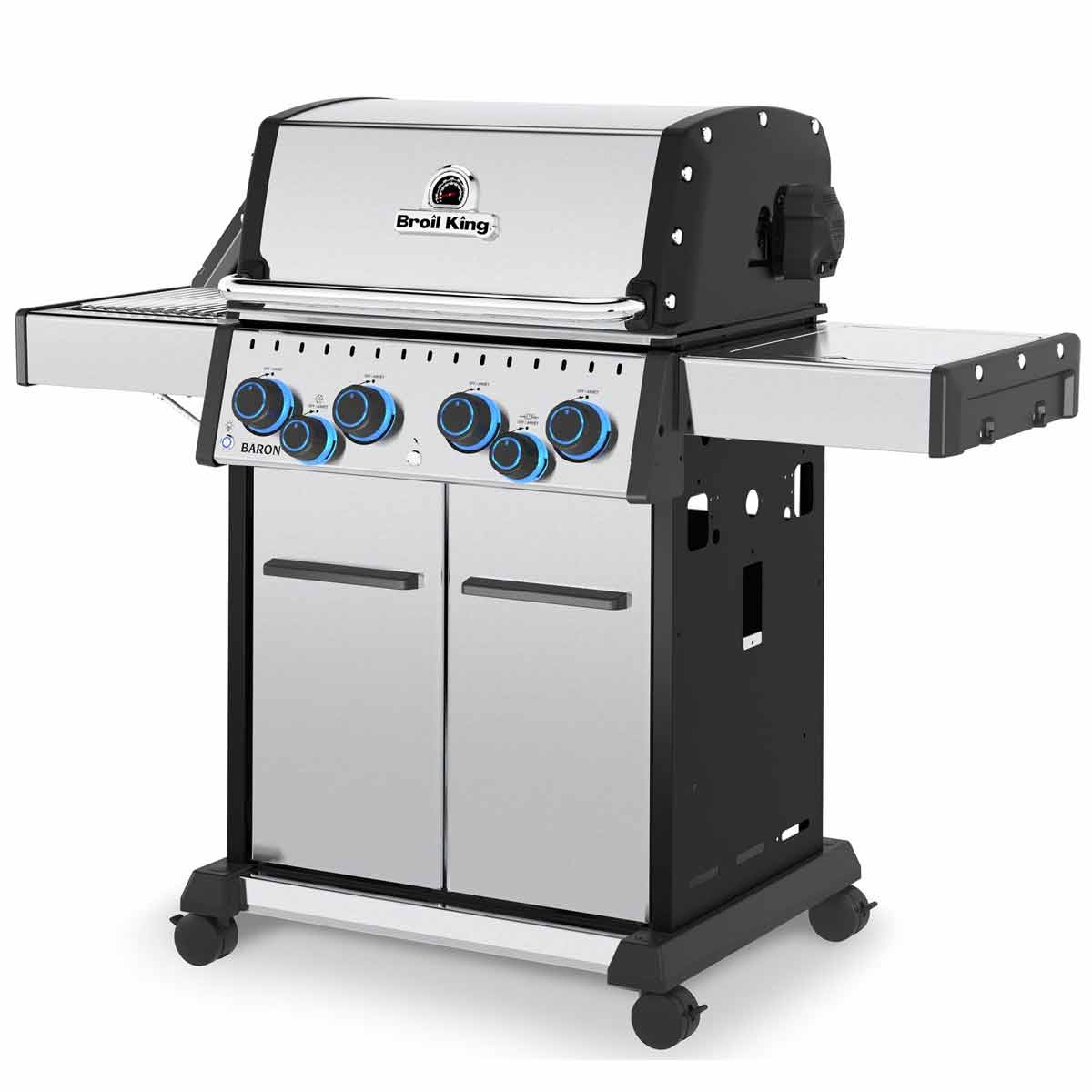 Broil King Baron S 490 IRX Gasgrill Edelstahl inkl. Drehspieß
