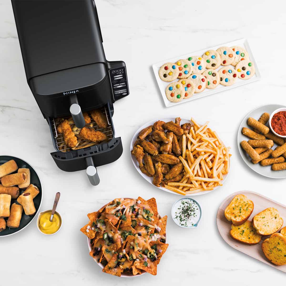 Ninja Double Stack 2‑Ebenen Heißluftfritteuse 7,6 L 