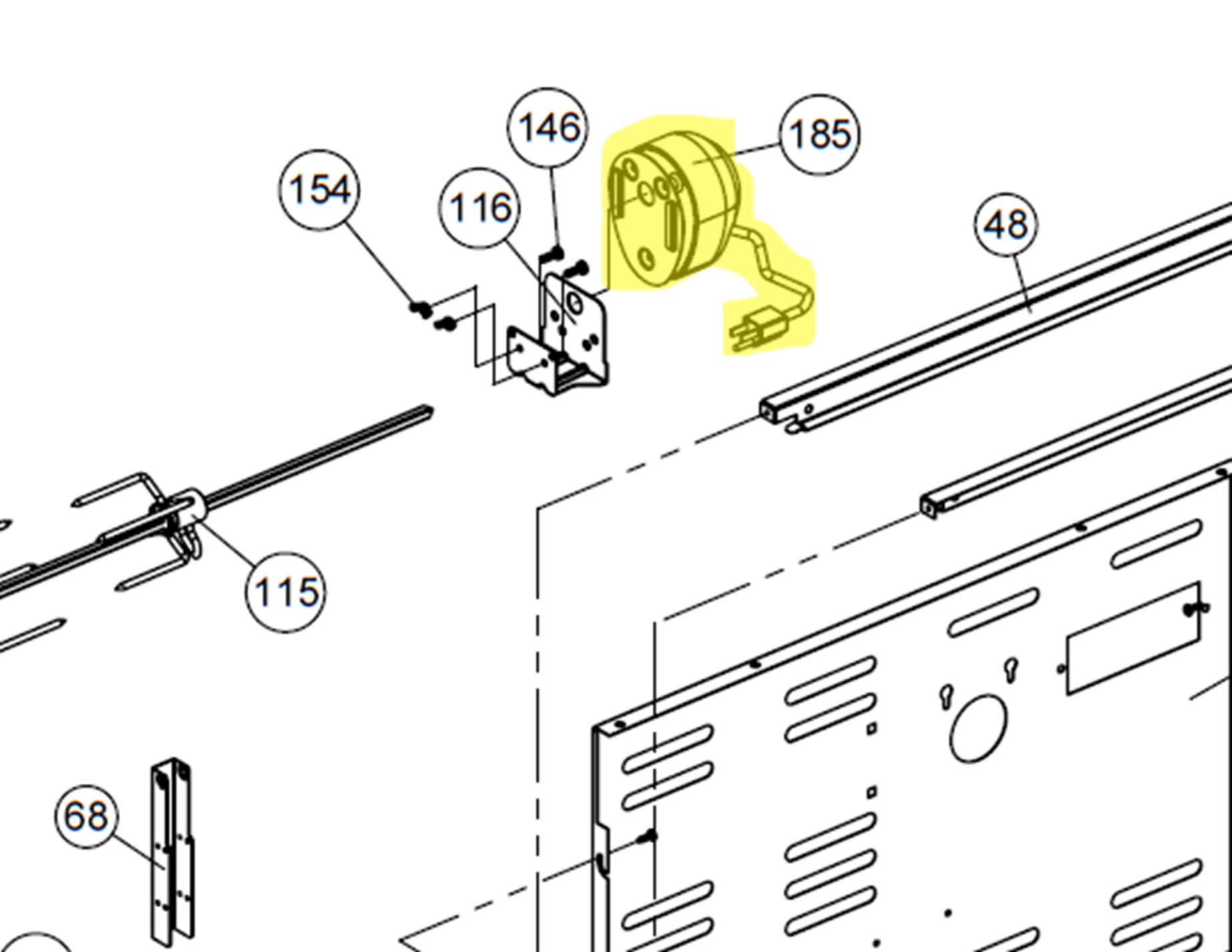 Broil King Elektromotor VERS. SERIEN