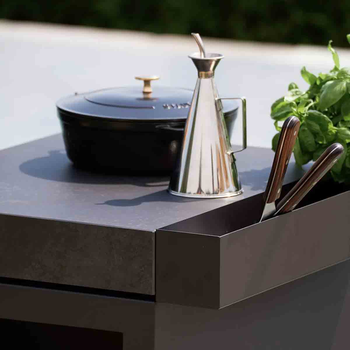 OFYR-Island+ Black 100 Ceramic Dark Grey