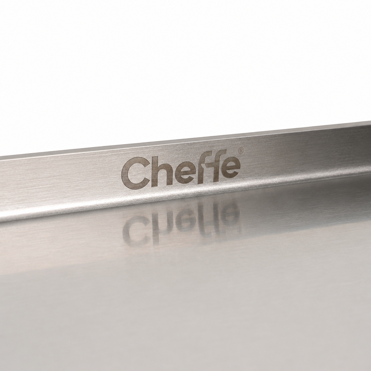 Cheffe Edelstahlplancha 40 x 35 cm