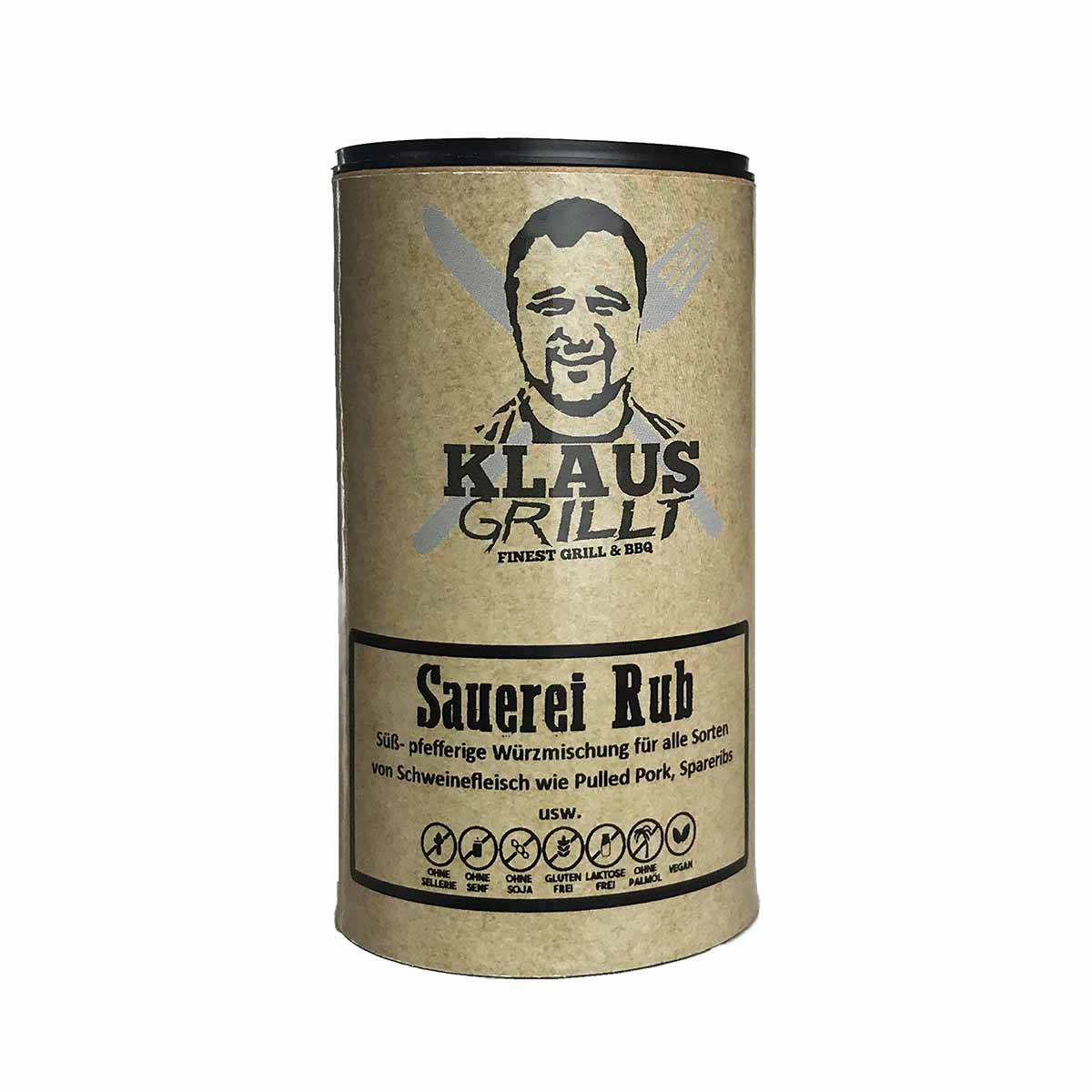 Klaus Grillt Sauerei Rub 120g Streuer