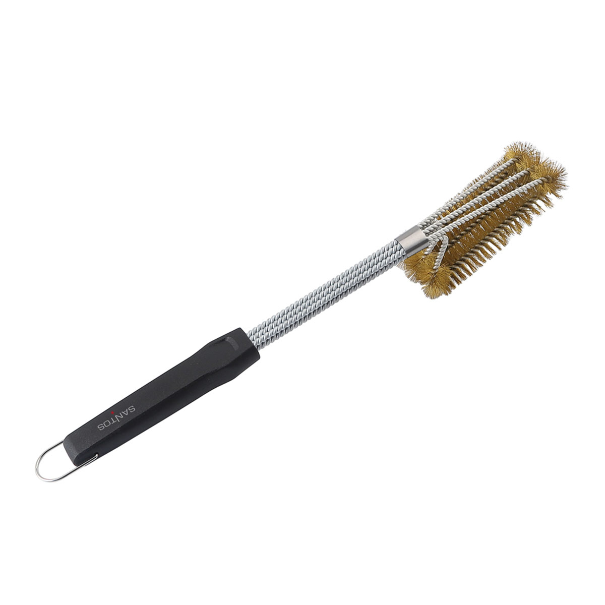 SANTOS 3-Kopf Grillbürste Messing 45 cm SANTOS 3-Kopf Grillbürste Messing 45 cm