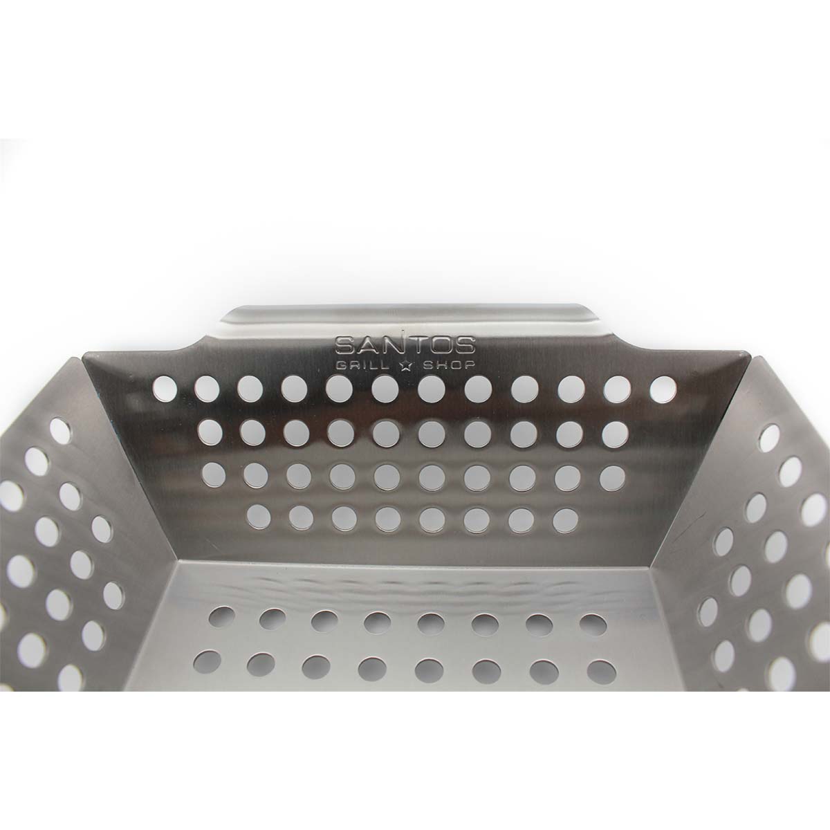 SANTOS Gemüsekorb XS / Grillwok Edelstahl, 21,5 x 21,5 cm SANTOS Gemüsekorb XS / Grillwok Edelstahl, 21,5 x 21,5 cm