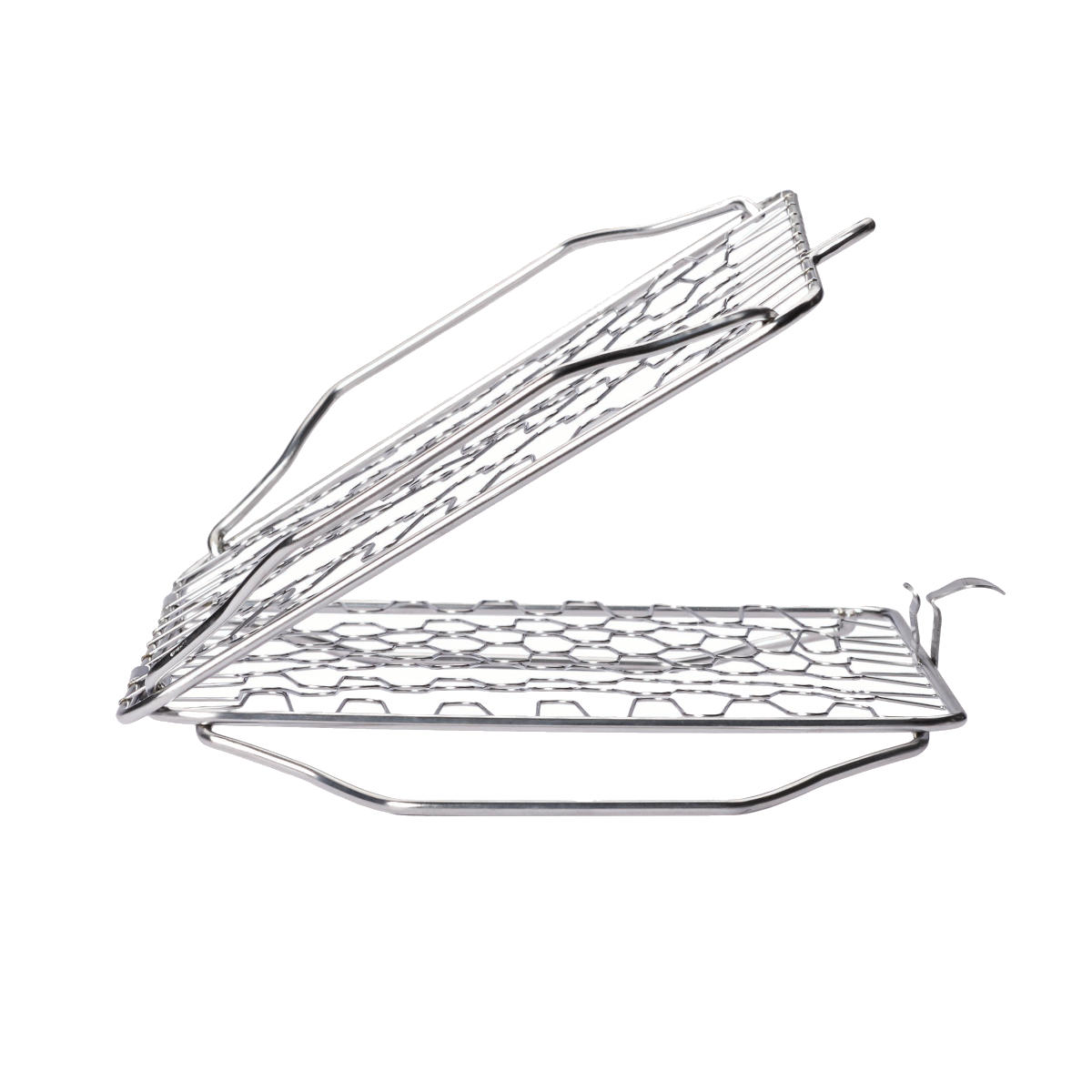 Napoleon Fisch- und Gemüsehalter klappbar, aufgeklappt Napoleon Fisch- und Gemüsehalter klappbar, aufgeklappt
