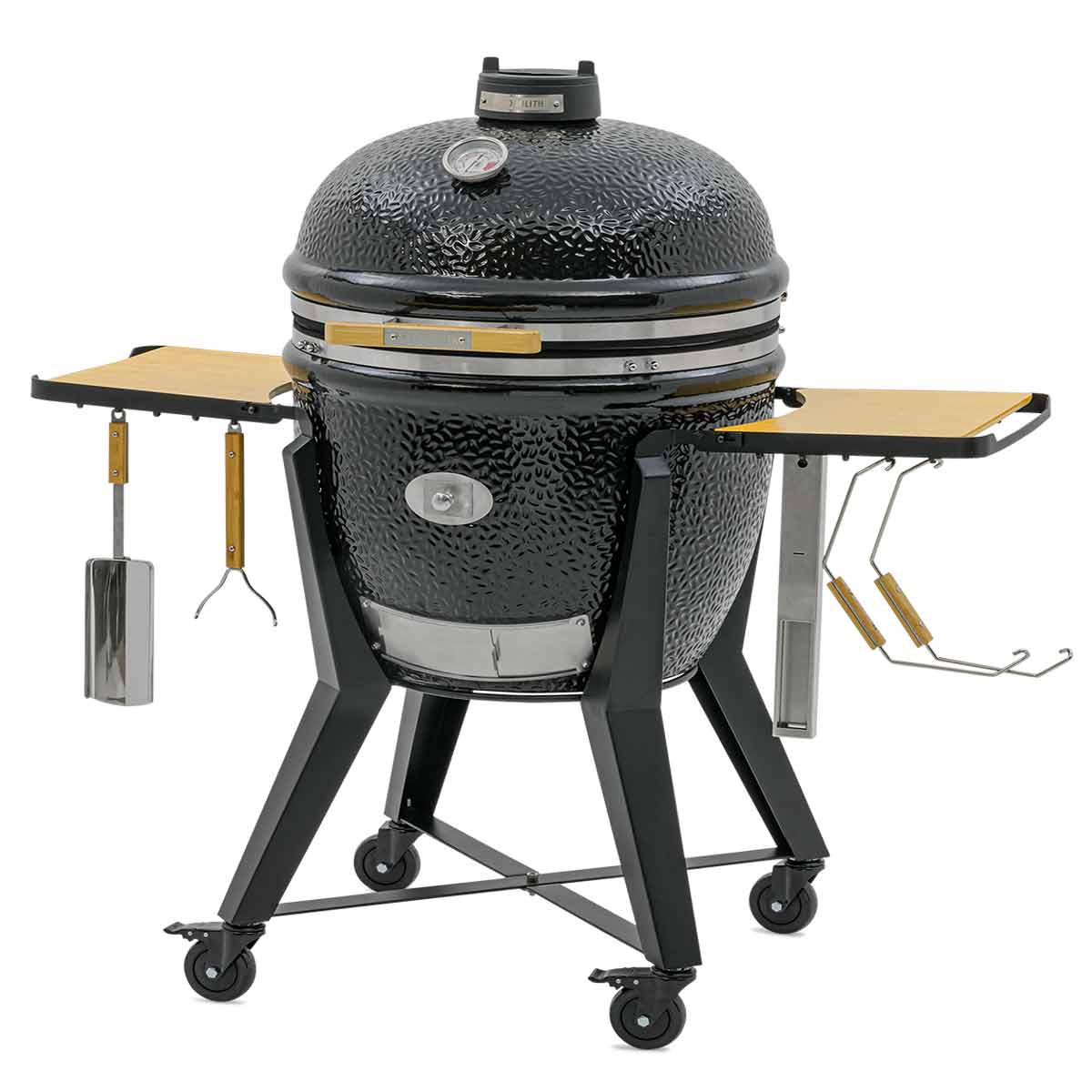 Monolith Keramikgrill Two.66 Smart-Flow-Bundle inklusive Gestell und BBQ Guru Lüfter