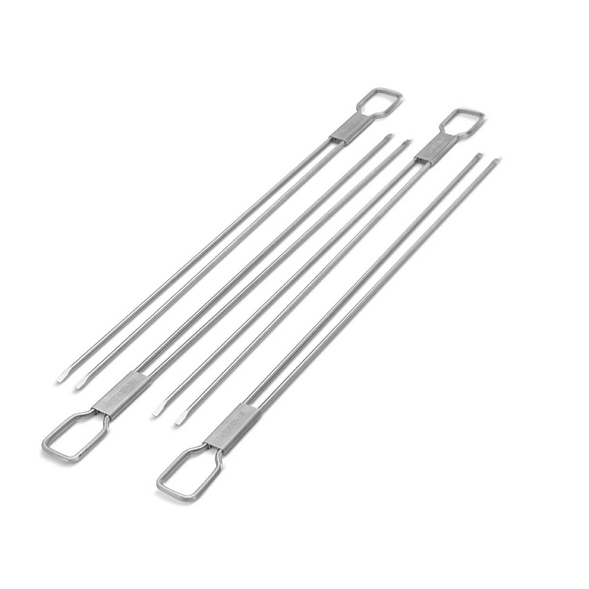 Broil King 4-teiliges Doppelspieß-Set, 30,5 cm