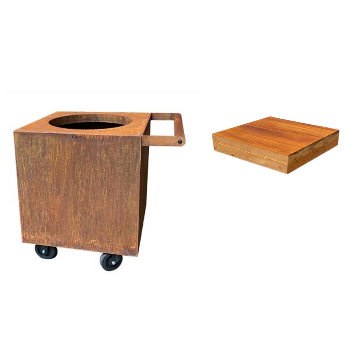 OFYR Classic Corten 100 Upgrade Set PRO Teakholz Top