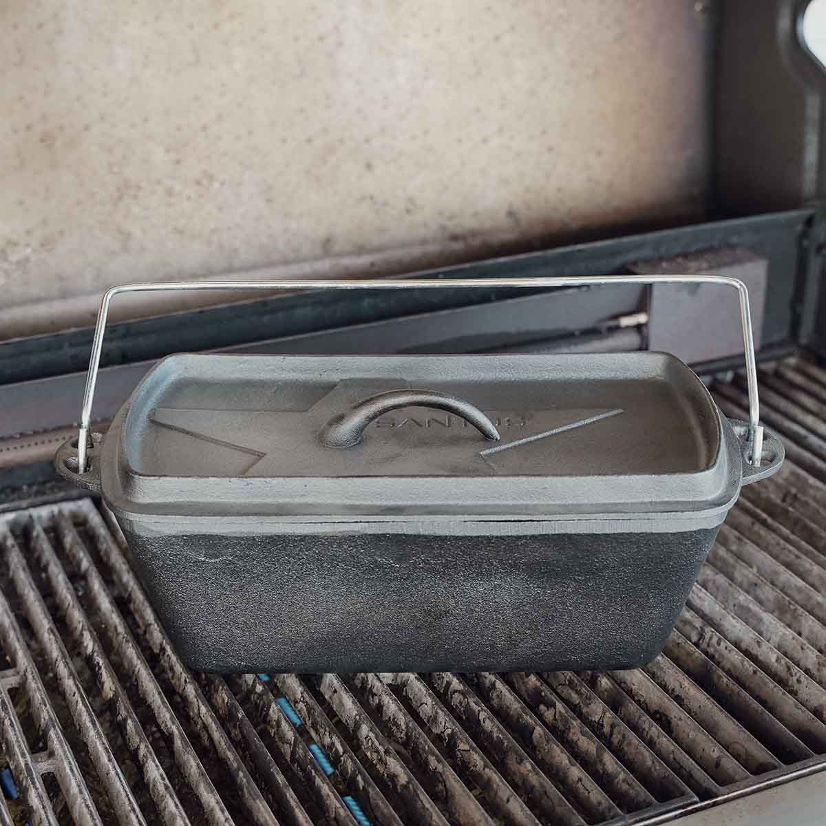 SANTOS Kastenform aus Gusseisen mit Henkel, 39 x 17cm  SANTOS Kastenform aus Gusseisen mit Henkel, 39 x 17cm