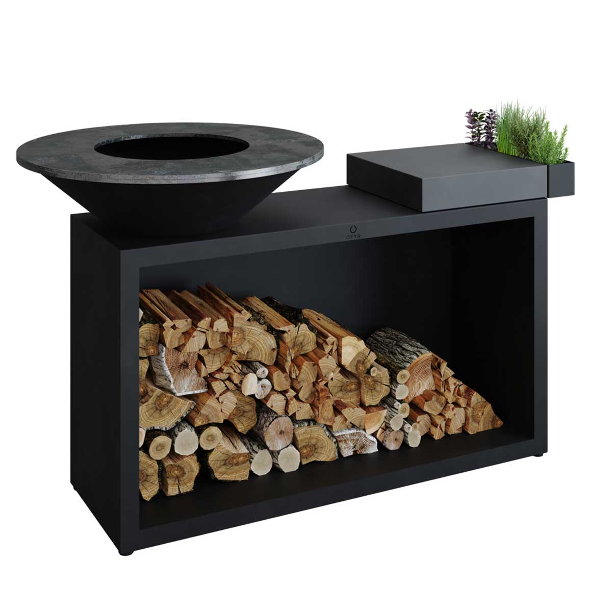 OFYR-Island+ Black 85 Ceramic Dark Grey