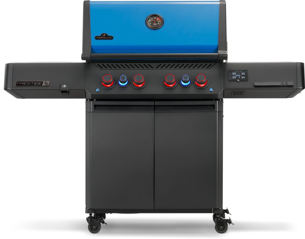 Napoleon Prestige® 500, Connected, gegossene Edelstahl Wave Roste, Blau