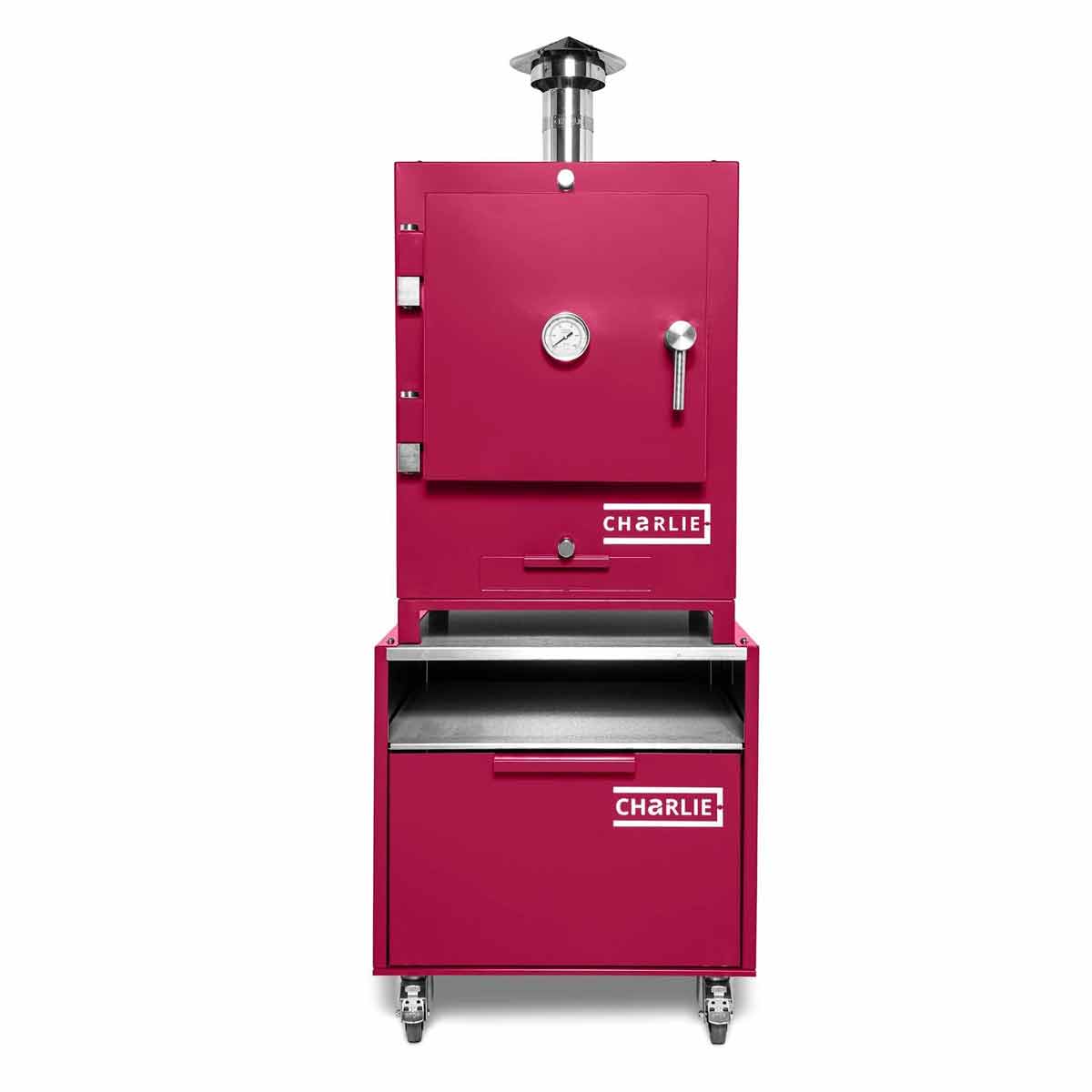 Charlie Oven Cheeky Tischofen auf Charlie Base Cabinet Unterwagen