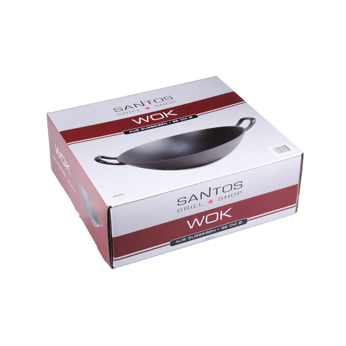 Santos Gusseisen Wok Ø 32 cm Santos Gusseisen Wok Ø 32 cm