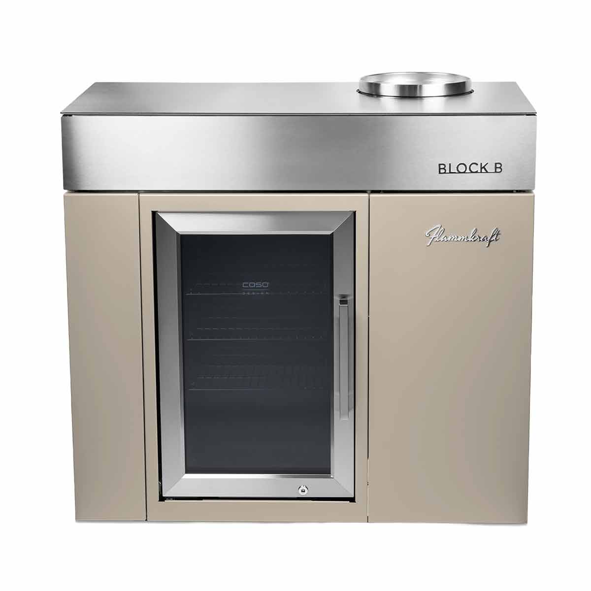 Flammkraft Block B, Flexibles Bar- und Kühlmodul, Front