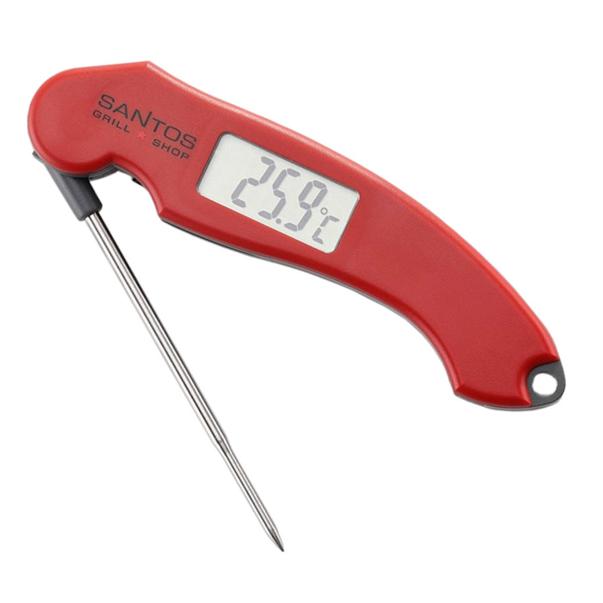 SANTOS BBQ Thermometer klappbar, Digital-Grillthermometer