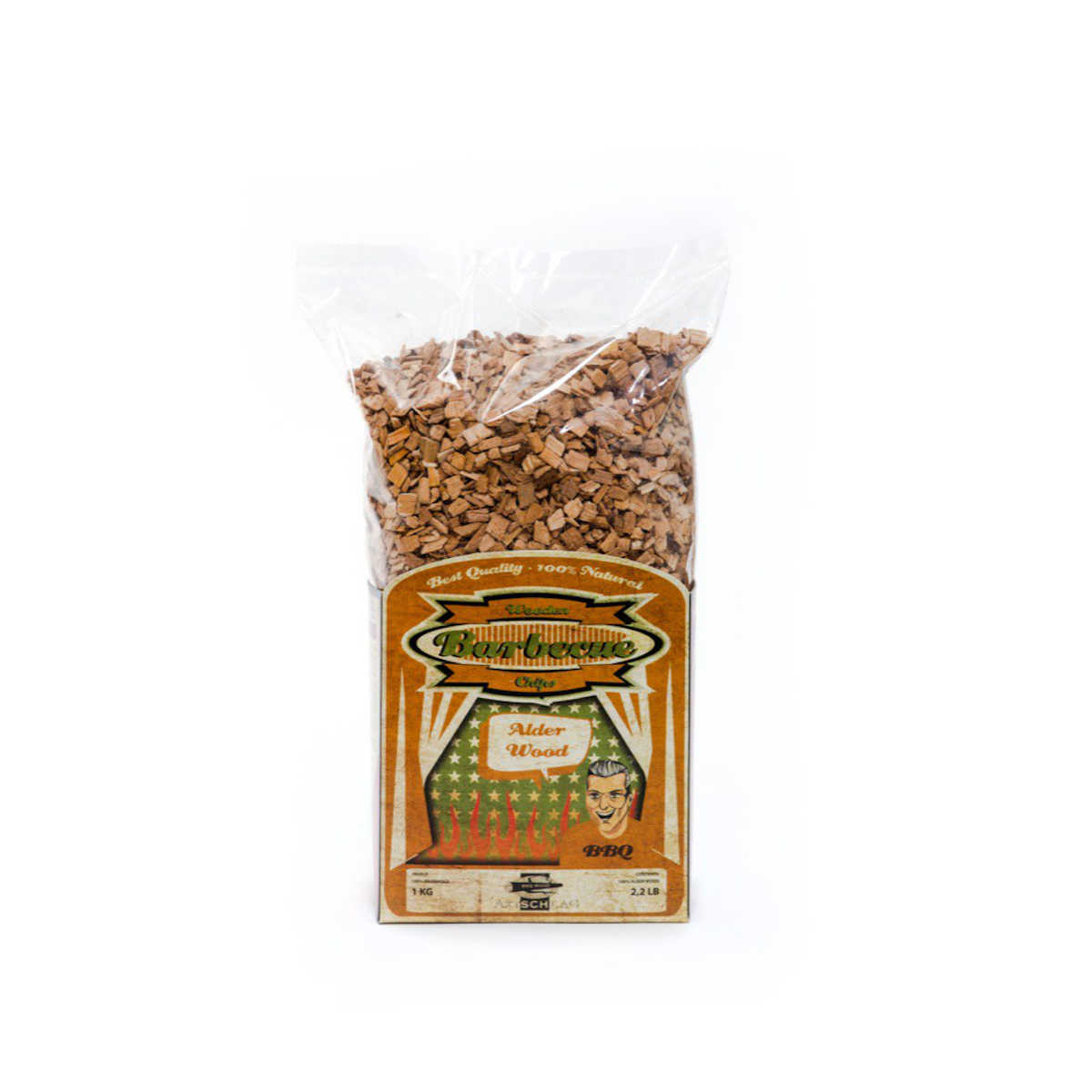 Axtschlag Wood Smoking Chips Erle, 1 kg Axtschlag Wood Smoking Chips Erle, 1 kg