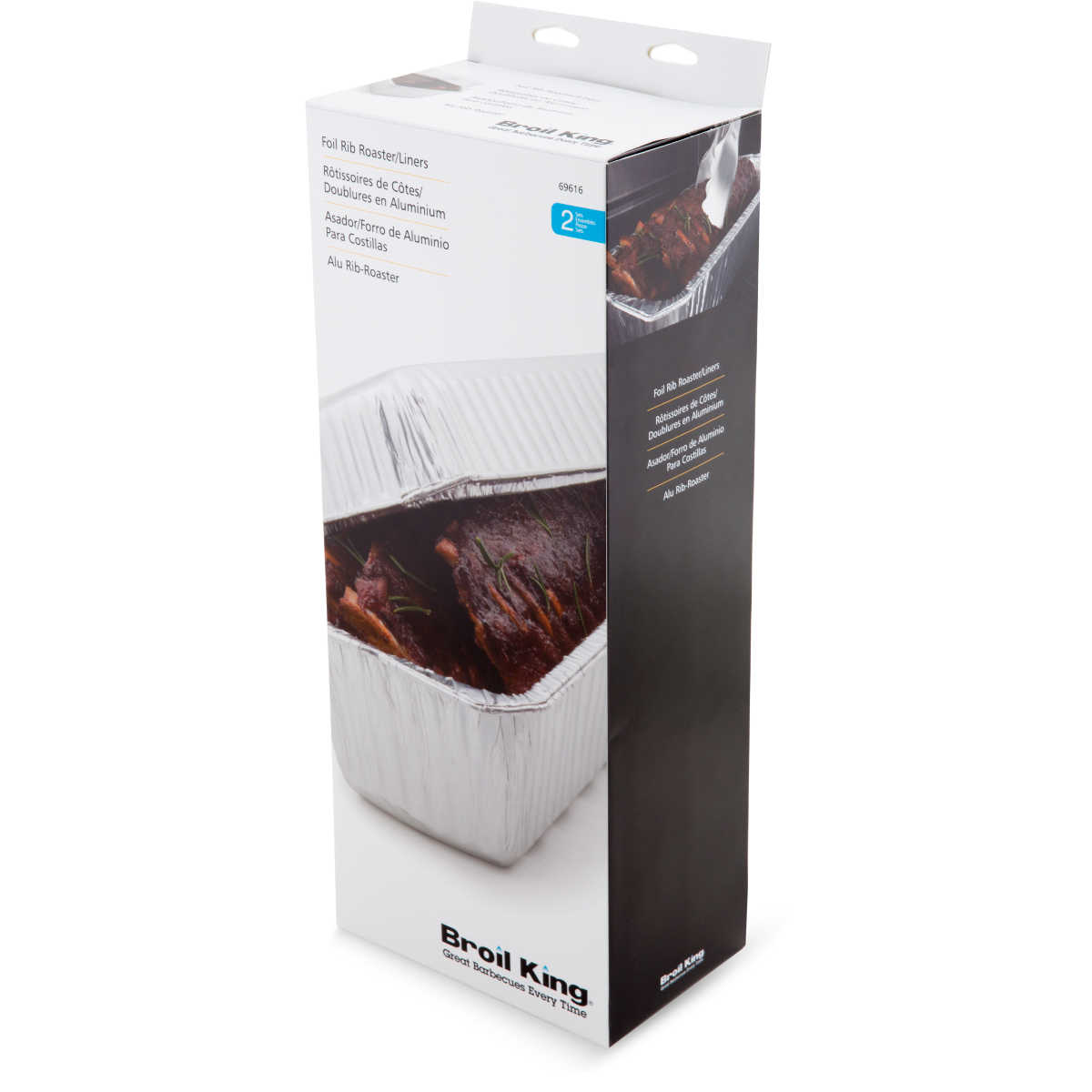 Broil King Rib Roaster aus dicker Alufolie - Verpackung