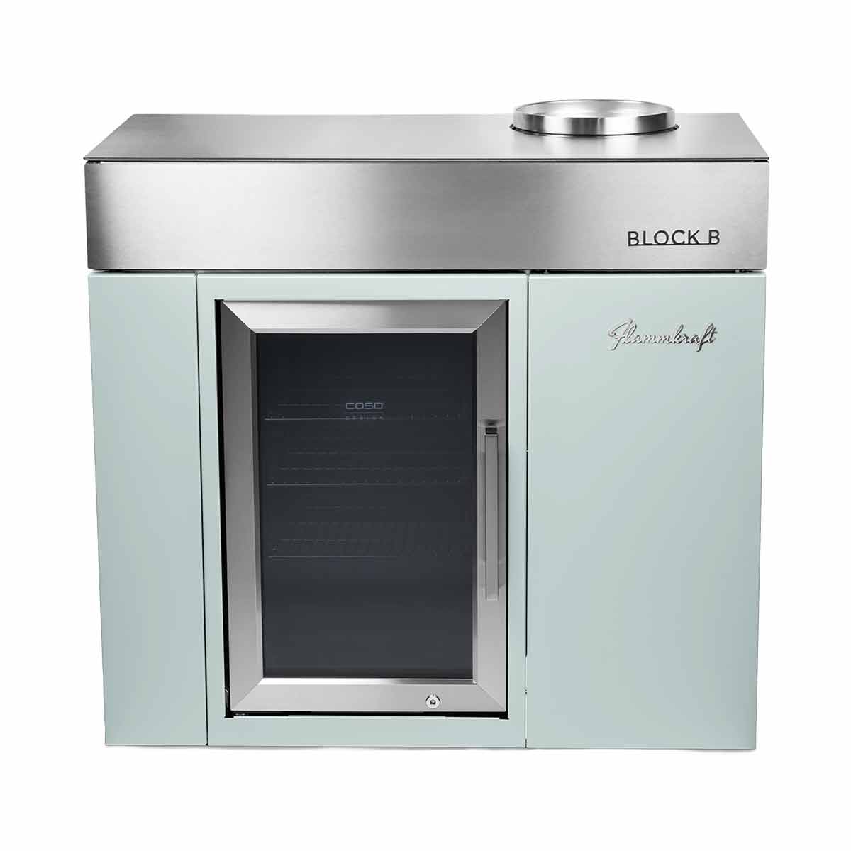 Flammkraft Block B, Flexibles Bar- und Kühlmodul, Front