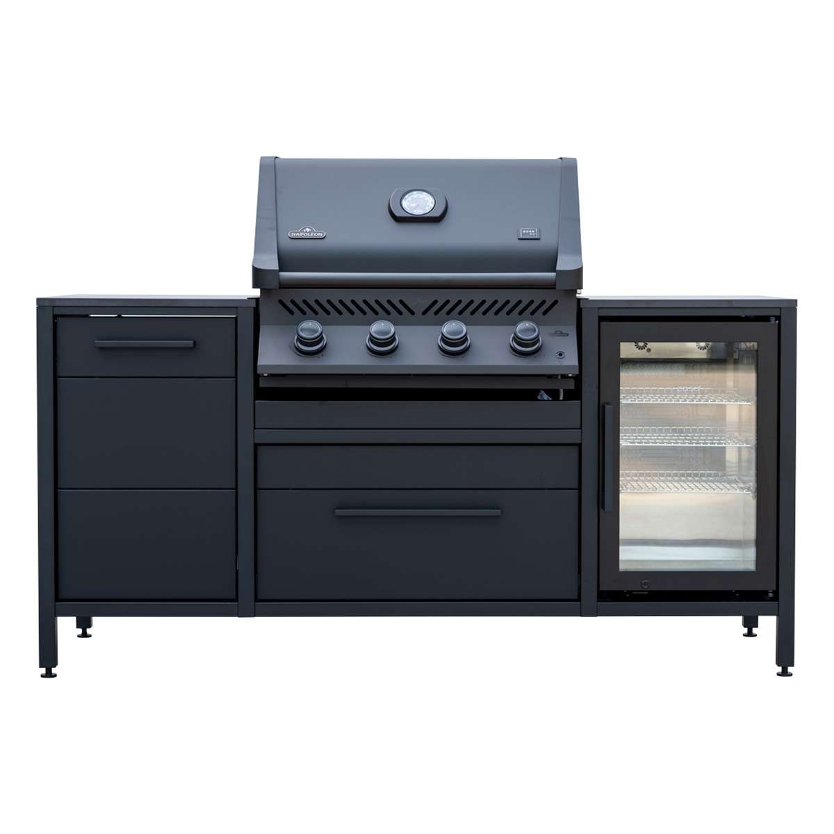 Burnout Kitchen BBQ Block Shadow | Napoleon Sondermodell Prestige 500 Einbaugrill Burnout Kitchen BBQ Block Shadow | Napoleon Sondermodell Prestige 500 Einbaugrill