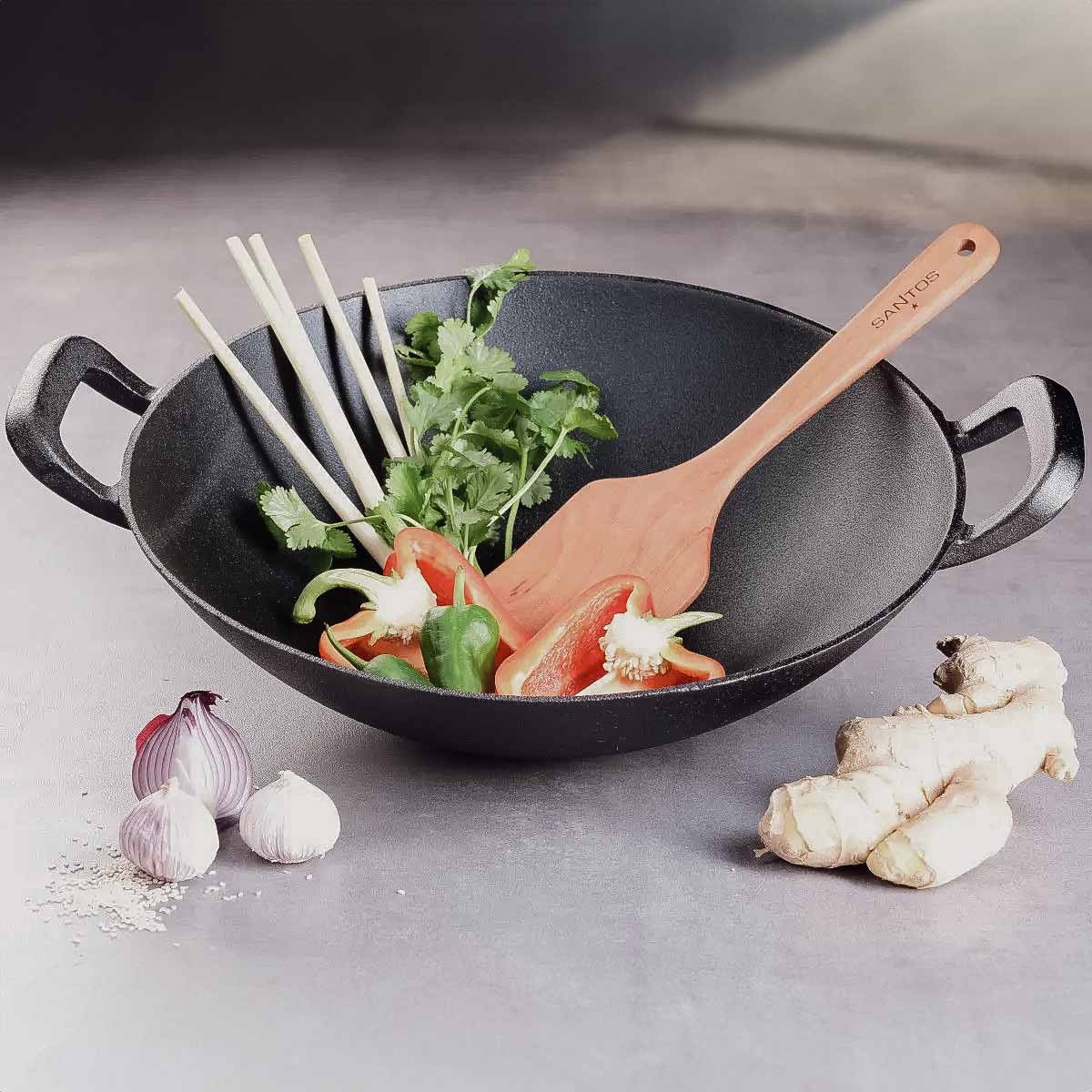 SANTOS Holzwender Spatula, Spachtel aus Kirschholz SANTOS Holzwender Spatula, Spachtel aus Kirschholz